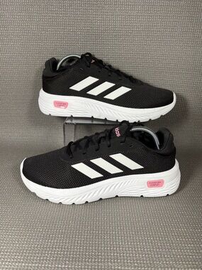 adidas Cloudfoam Comfy Women's Black Cloud/White Shoes Size 10